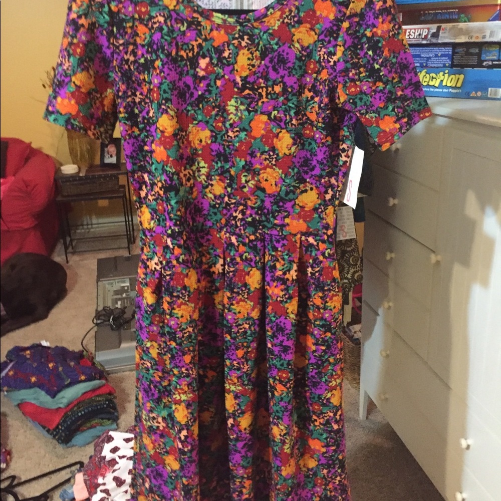 Lula roe S organic Amelia dress